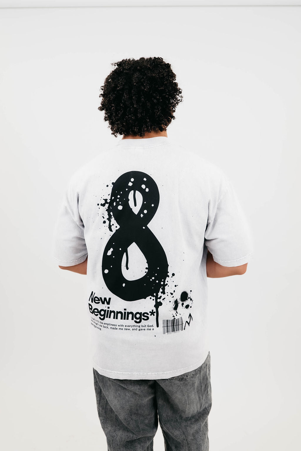 New Beginnings Tee (Ice Grey Mineral Wash)