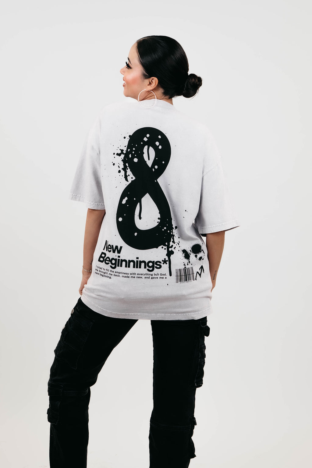 New Beginnings Tee (Ice Grey Mineral Wash)