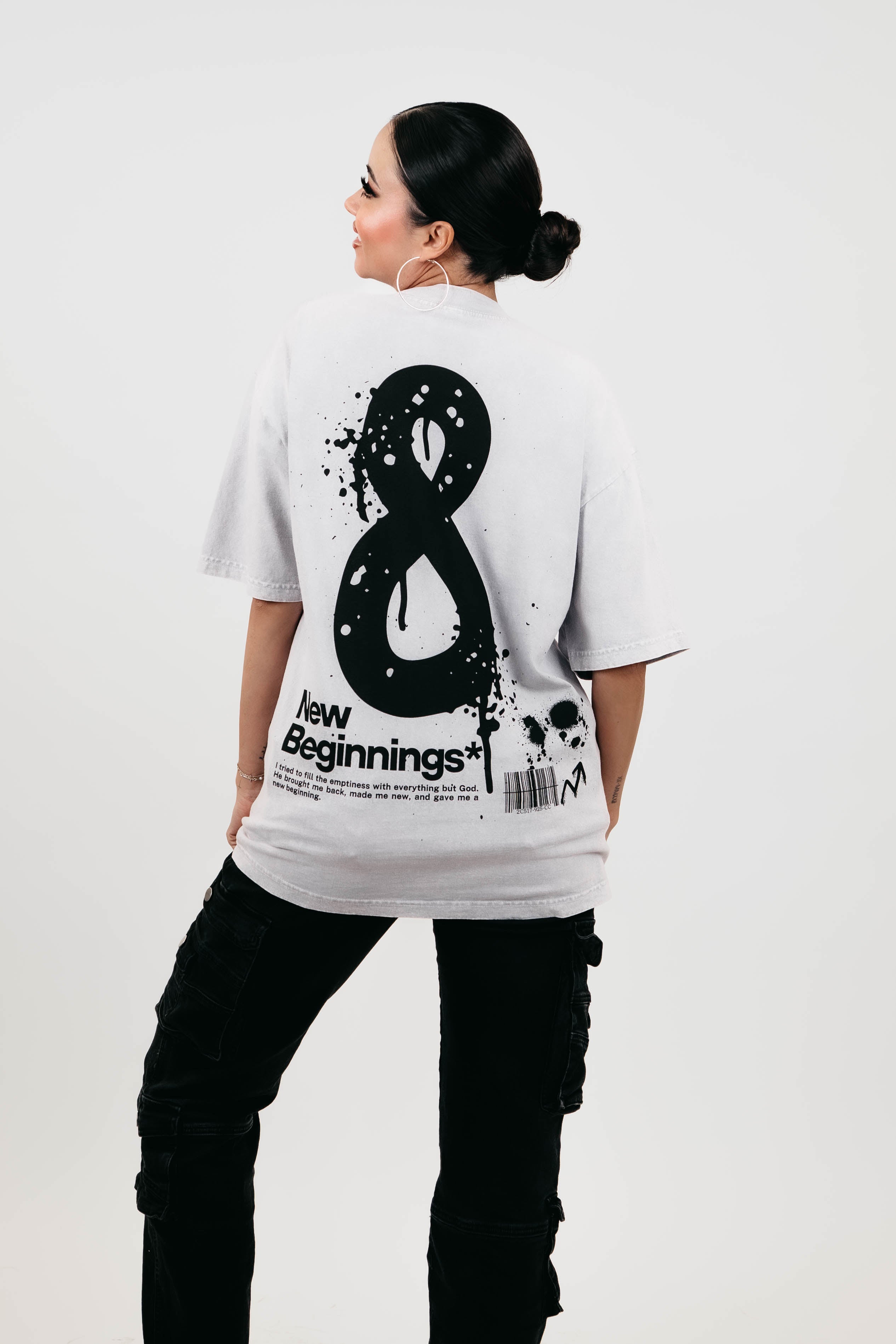 New Beginnings Tee (Ice Grey Mineral Wash)