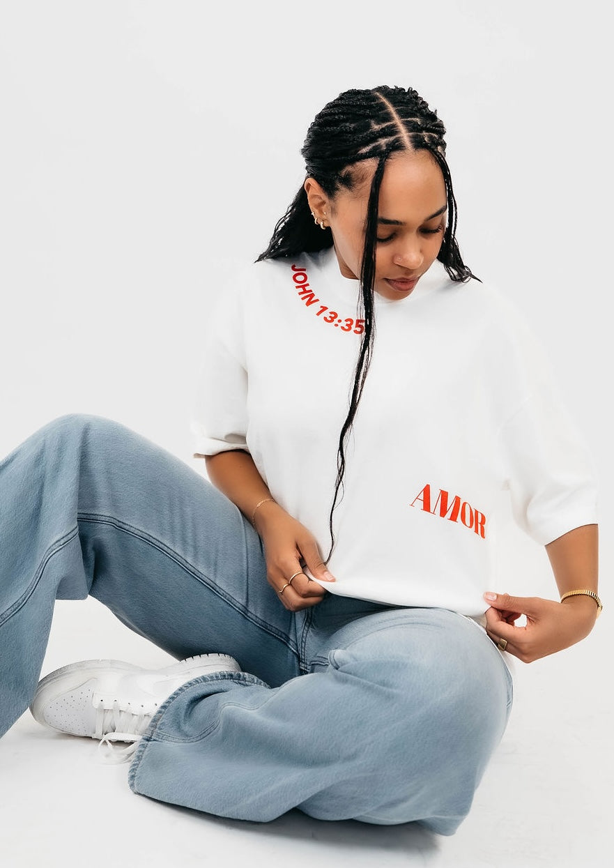 AMOR Tee (Off White)
