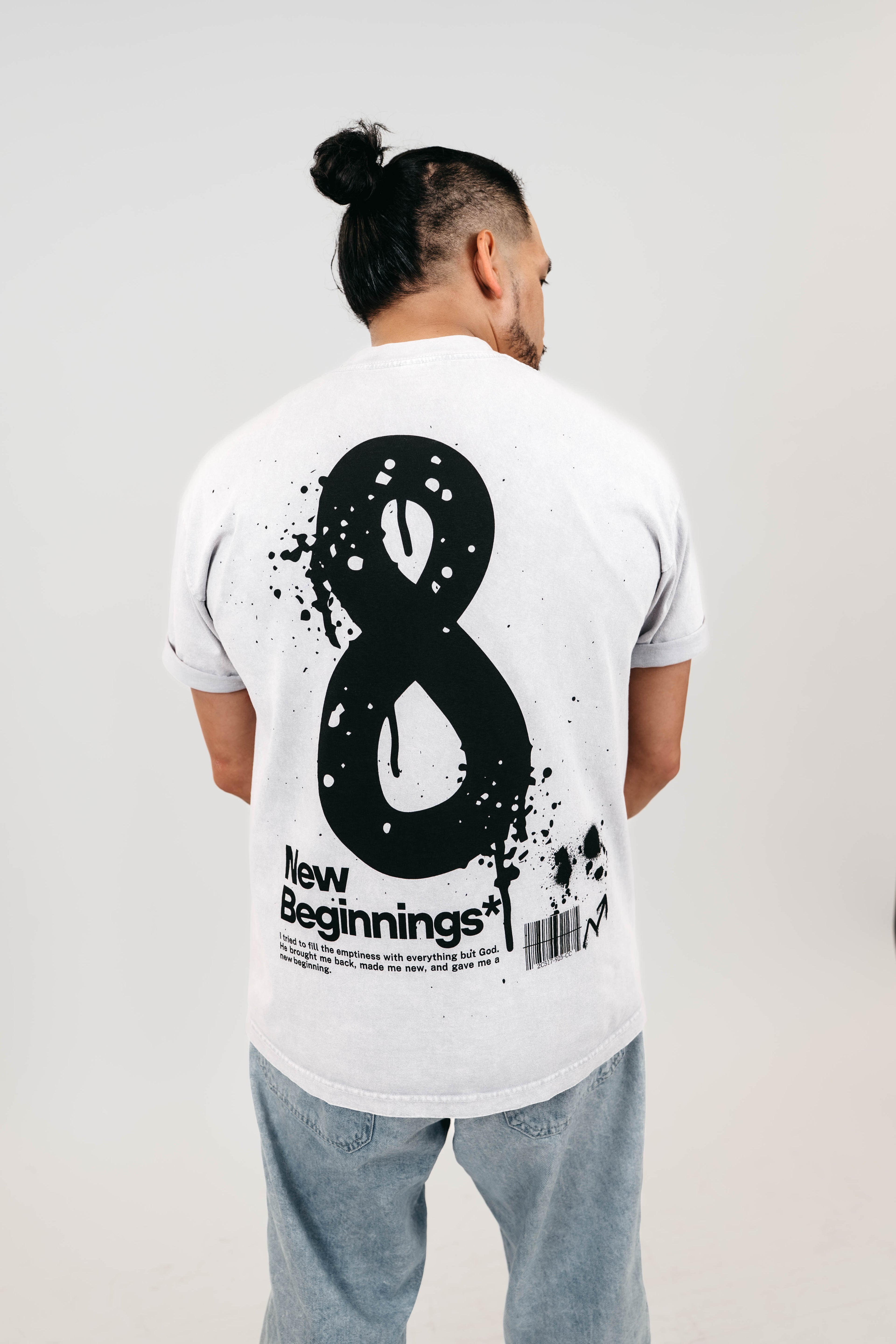 New Beginnings Tee (Ice Grey Mineral Wash)
